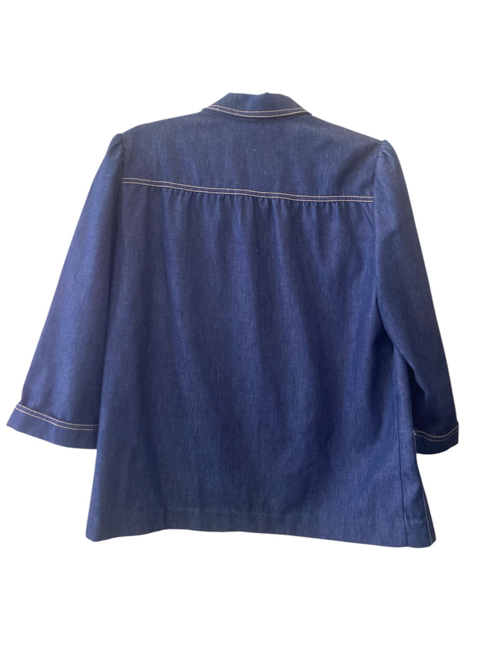 Vintage Joyce Jaguar Women's Collection Denim Blazer Jacket *Size 13/14 - Deer Creek Mercantile