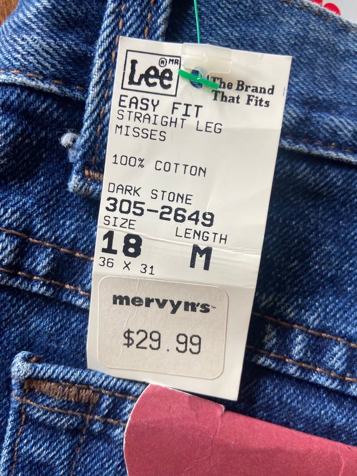 Vintage LEE Denim Jeans NWT *18, 36x31 - Deer Creek Mercantile