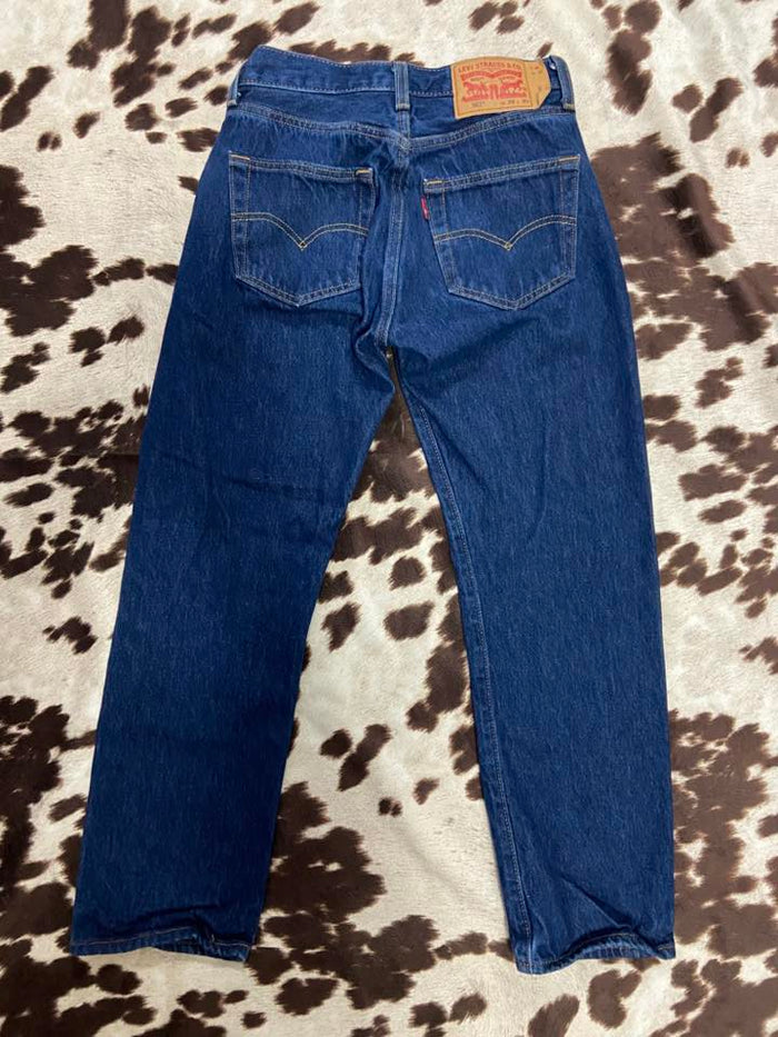 Vintage Levi's Men's 501 Denim Jeans Button Fly Dark Wash *29x30 - Deer Creek Mercantile