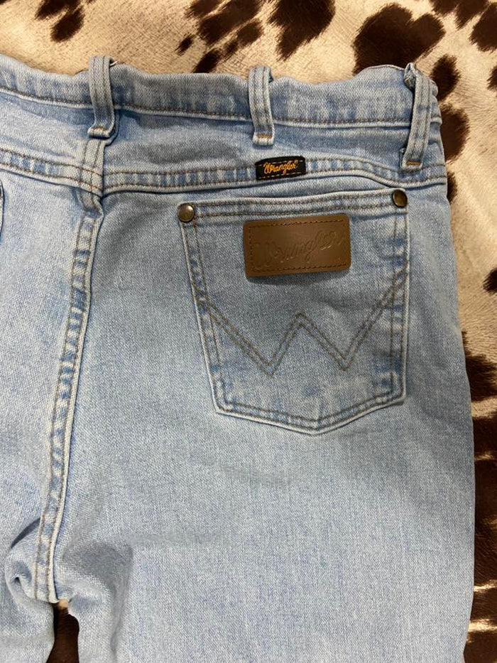 Vintage Wrangler Light Wash Cowboy Cut Denim Jeans Men's Size 33x32 - Deer Creek Mercantile