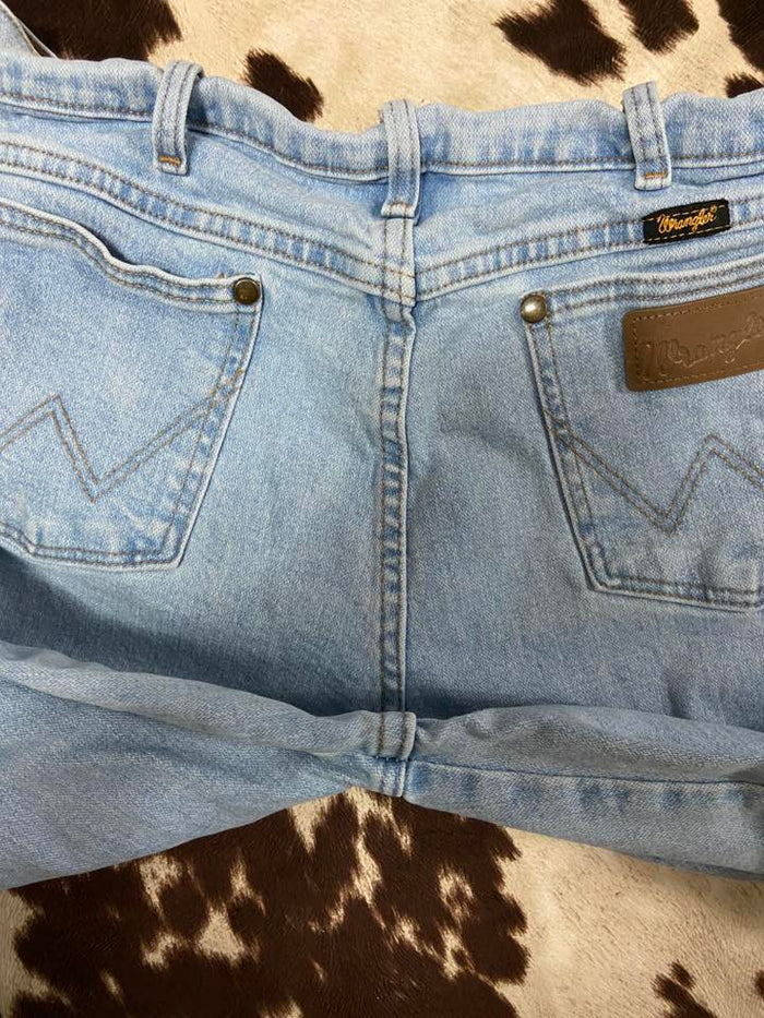 Vintage Wrangler Light Wash Cowboy Cut Denim Jeans Men's Size 33x32 - Deer Creek Mercantile