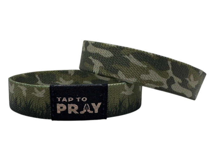 Waterfowl Camo | Tap To Pray™ Wristbands