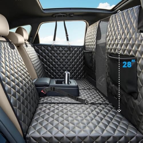 Waterproof Back Seat Extender for Dogs Travel Pet Clever