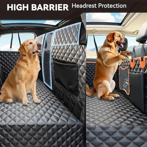 Waterproof Back Seat Extender for Dogs Travel Pet Clever