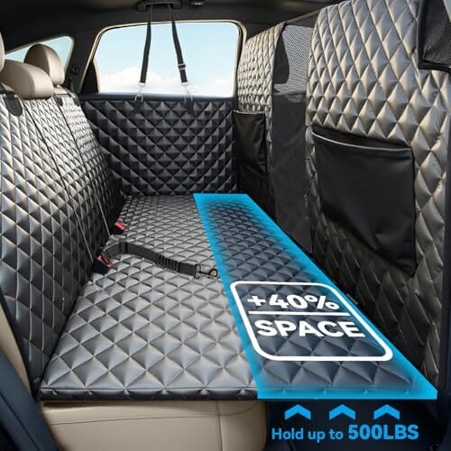 Waterproof Back Seat Extender for Dogs Travel Pet Clever
