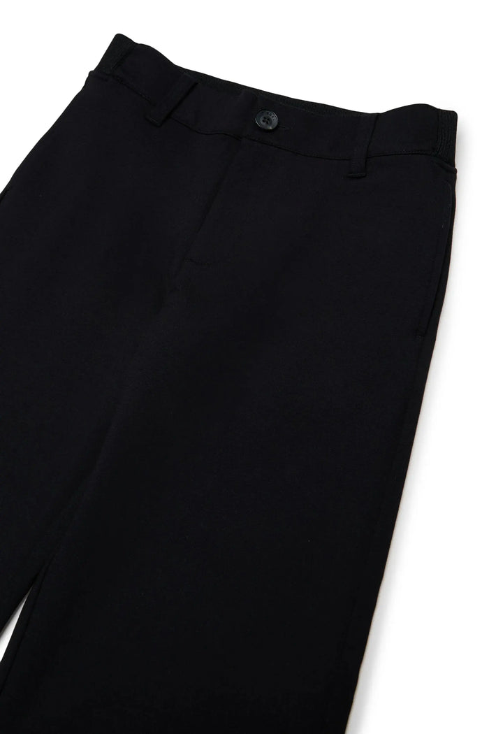 Wide-leg pants in compact stretch fabric