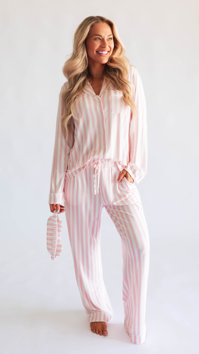 Women's Button Up Set In Poppy