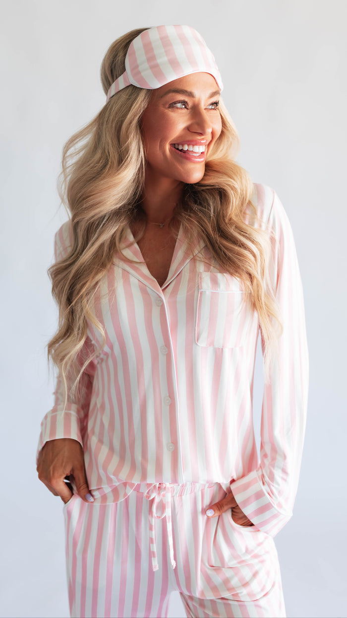 Women's Button Up Set In Poppy