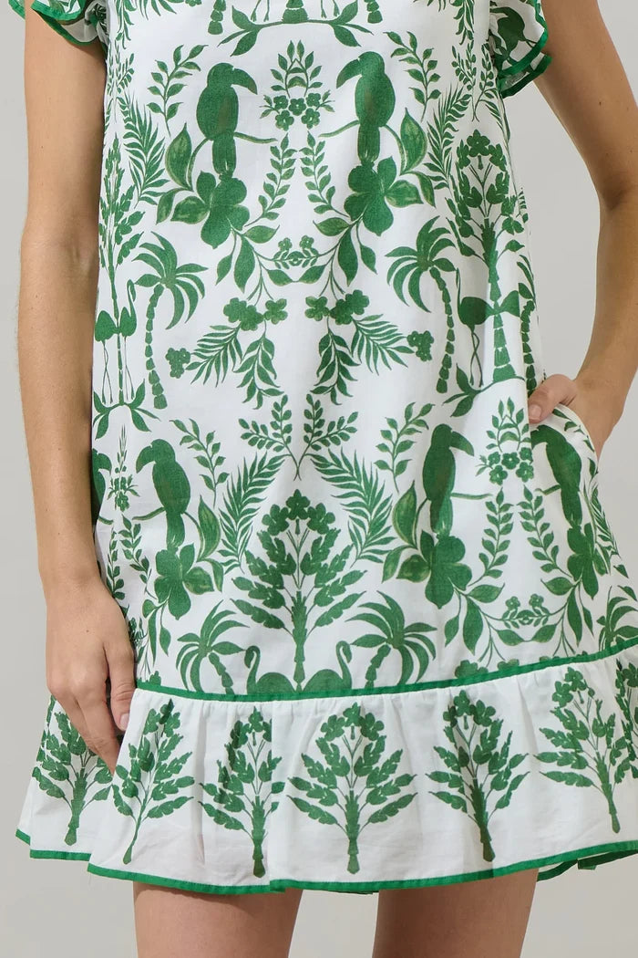 Women's Davina Floral Ebba Shift Mini Dress *FINAL SALE