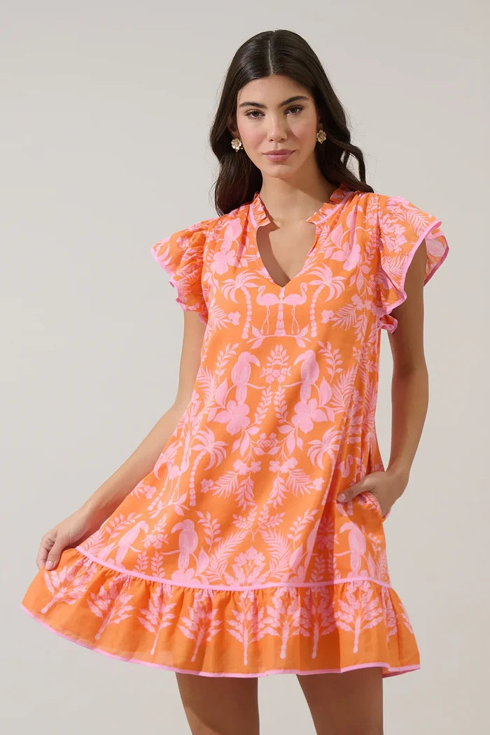 Women's Davina Floral Ebba Shift Mini Dress *FINAL SALE