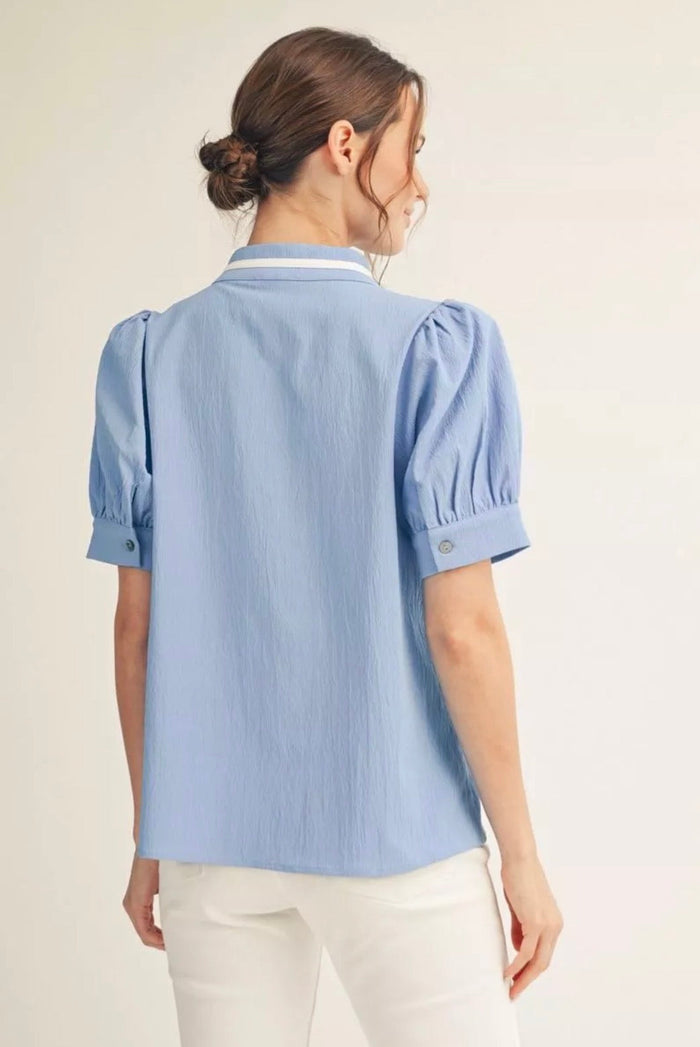 Women's Embroidered-Inspired Top