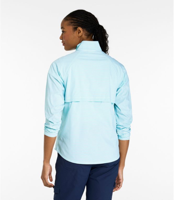 Women's Everyday SunSmart® Woven Shirt, Quarter-Zip