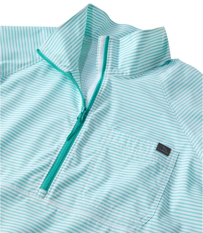 Women's Everyday SunSmart® Woven Shirt, Quarter-Zip