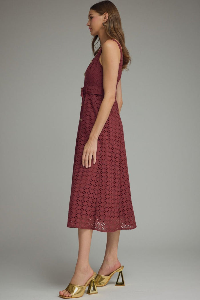 Women's Lace Midi Dress