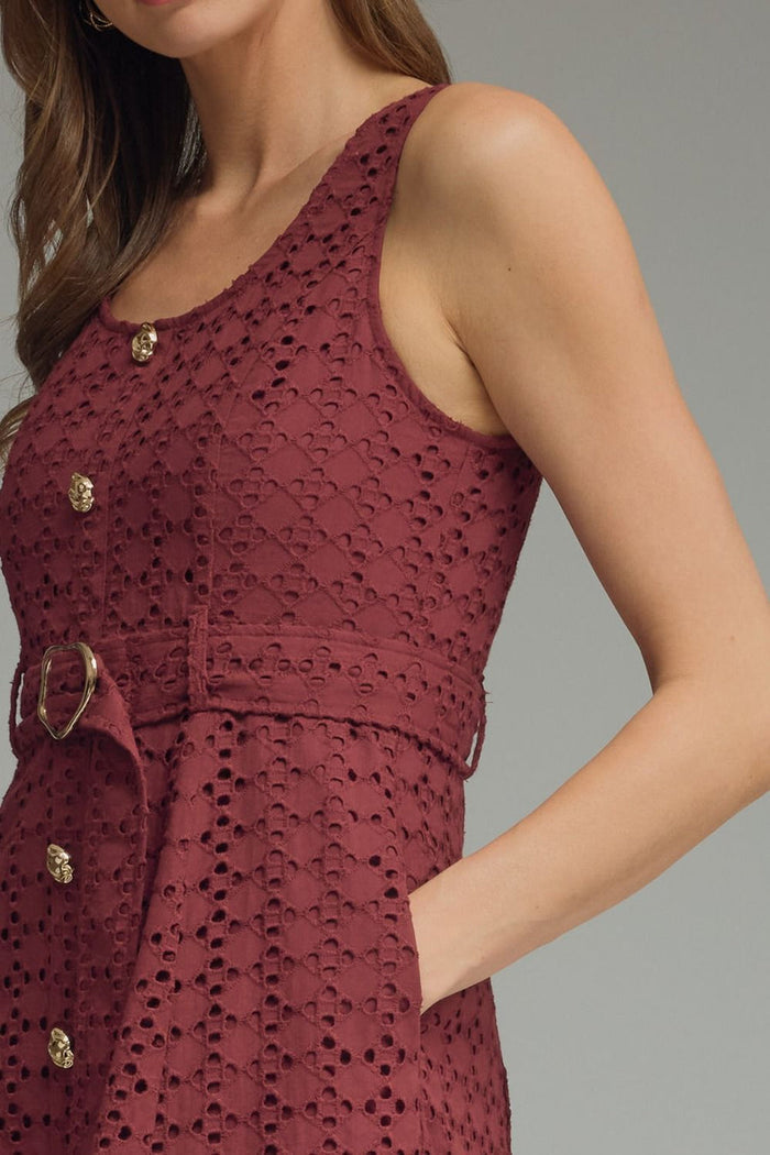 Women's Lace Midi Dress