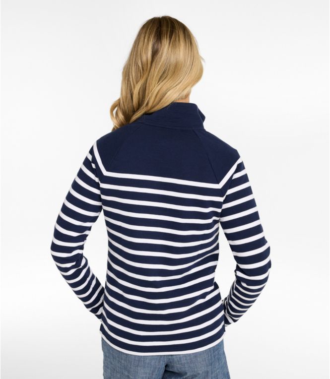 Women's Peaks Island Button Mockneck