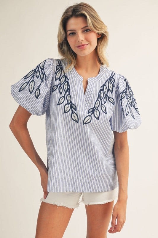 Women's Puff Sleeves Top