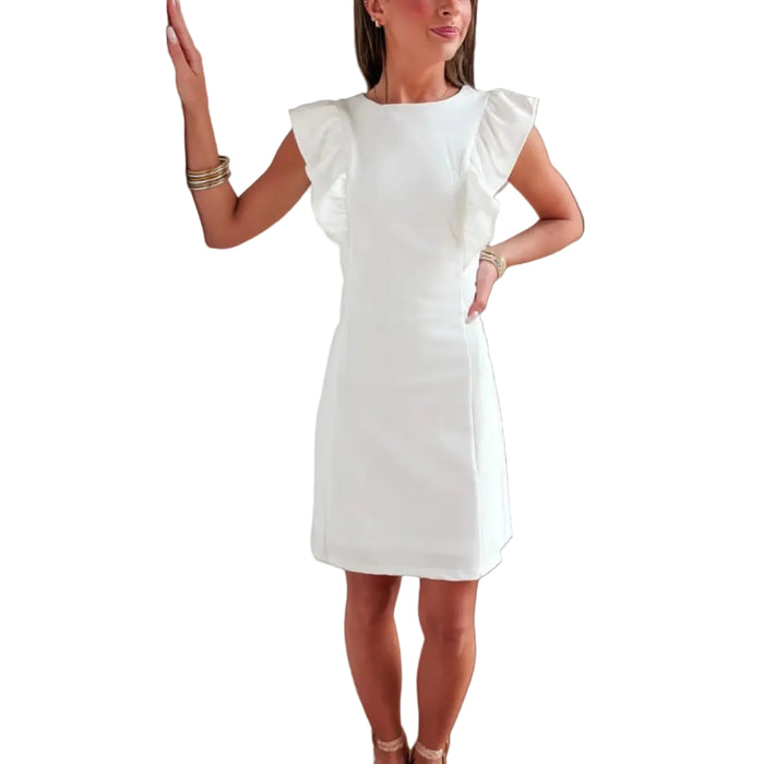 Women's Ruffle Sleeve Dress