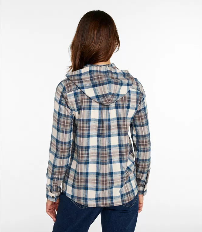 Women's Scotch Plaid Flannel Shirt