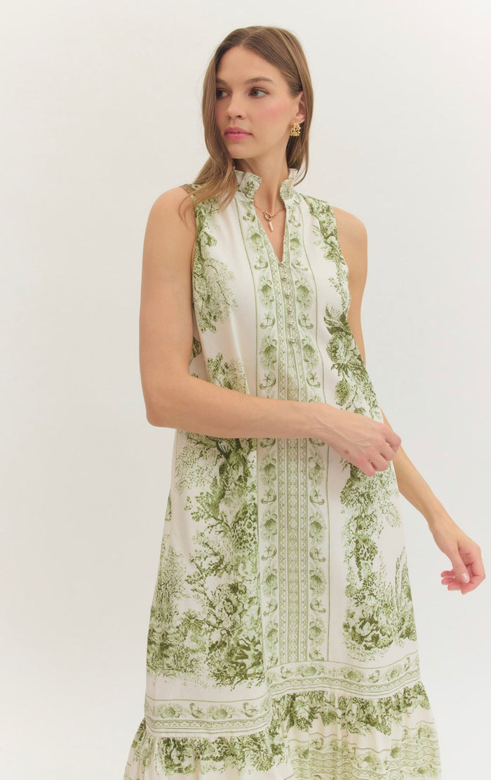 Women's sleeveless Midi Dress