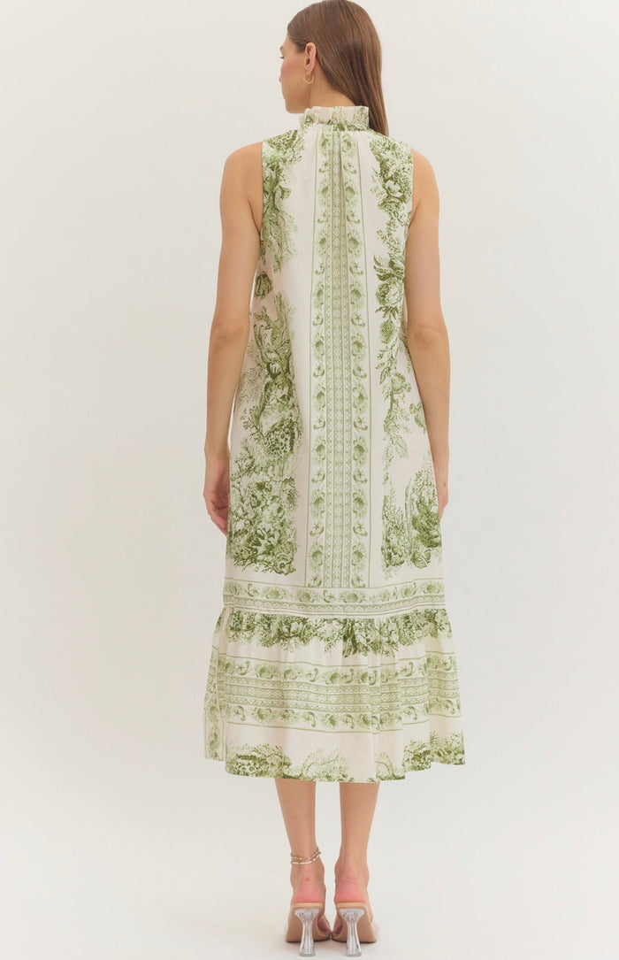 Women's sleeveless Midi Dress