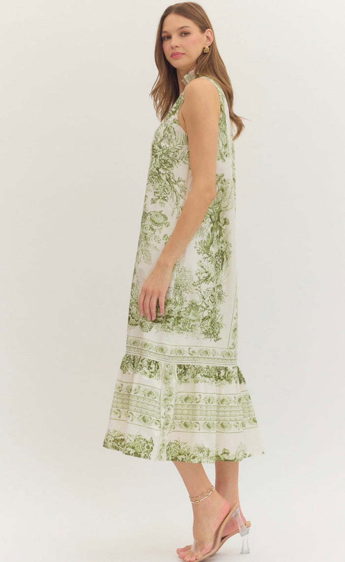 Women's sleeveless Midi Dress