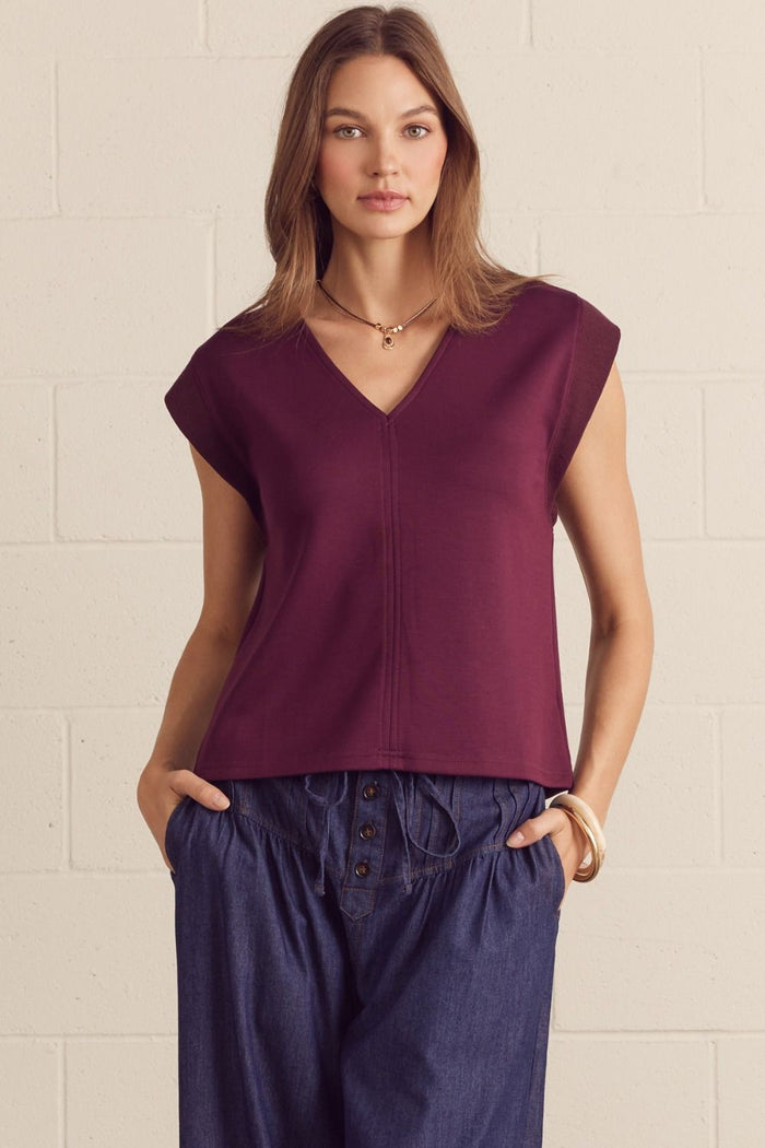 Women's V-Neck Top