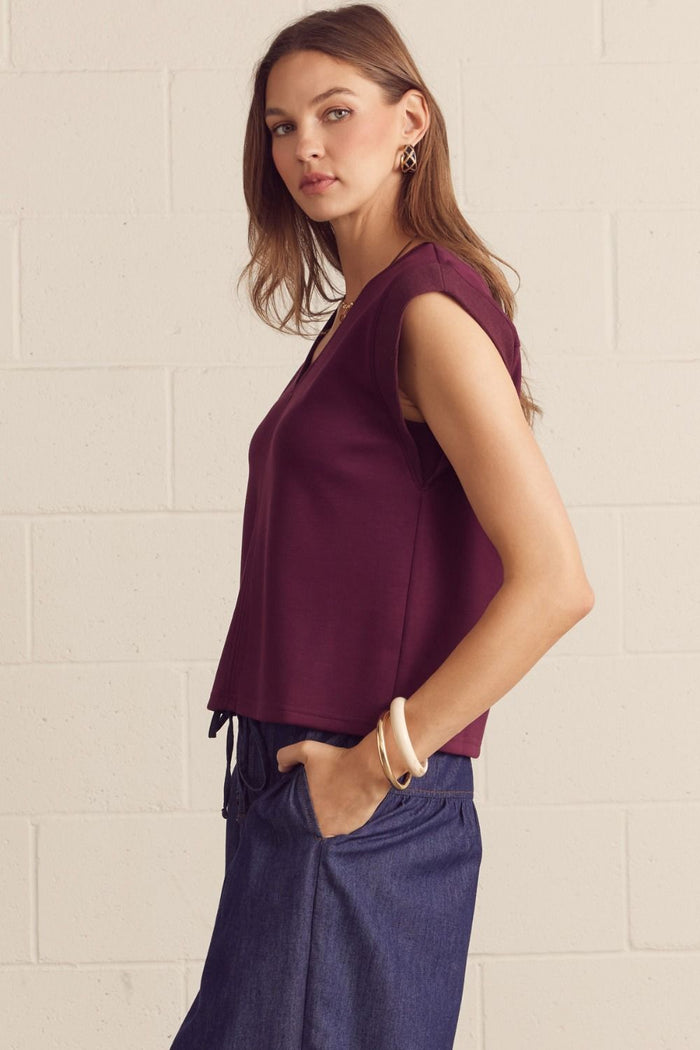Women's V-Neck Top