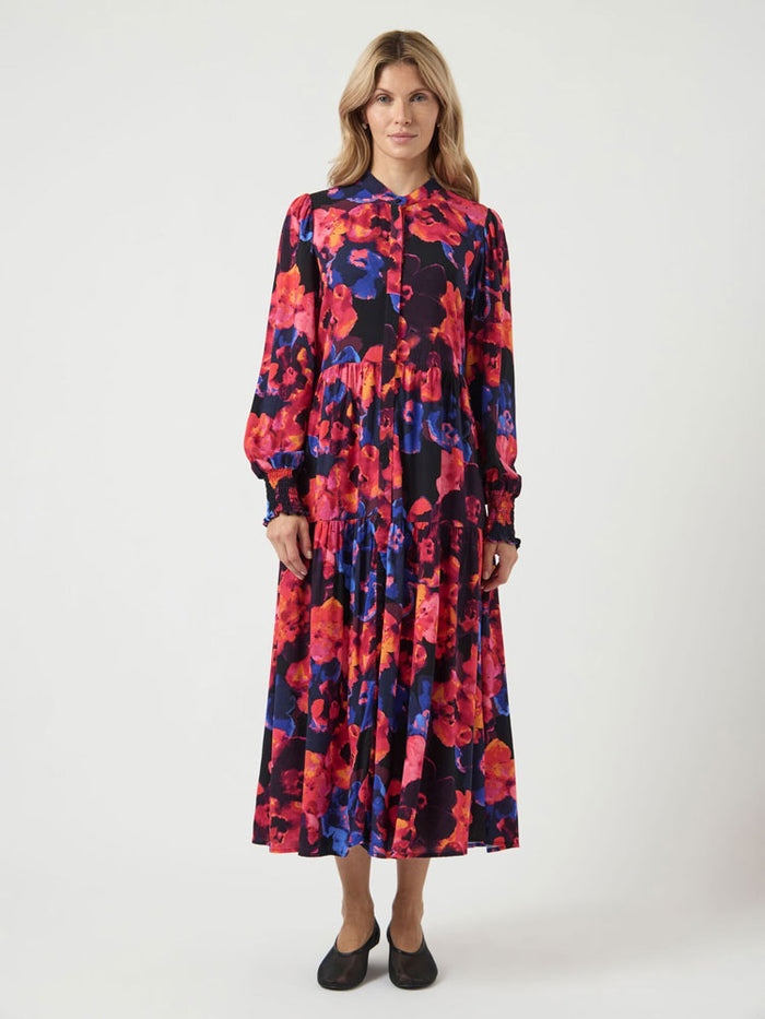 YAS Yasasina Long Shirt Dress Navy