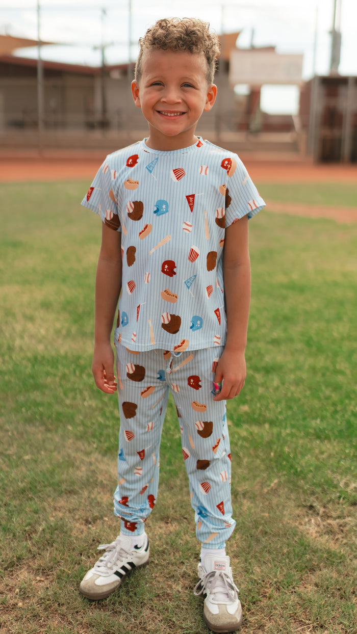 Youth Jogger Set In Baseball