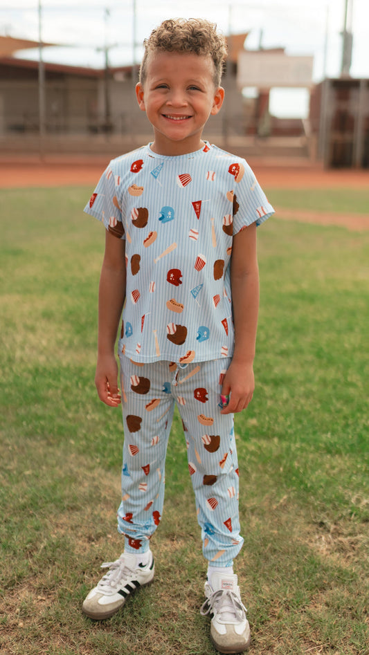 Youth Jogger Set In Baseball