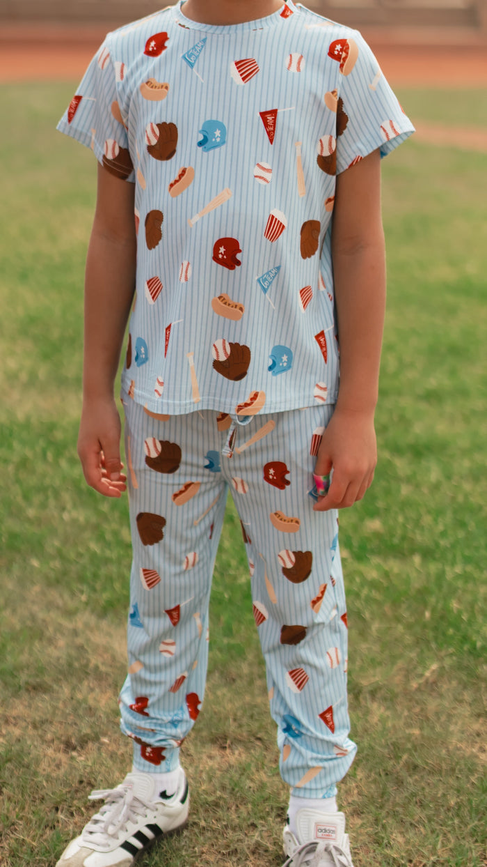 Youth Jogger Set In Baseball