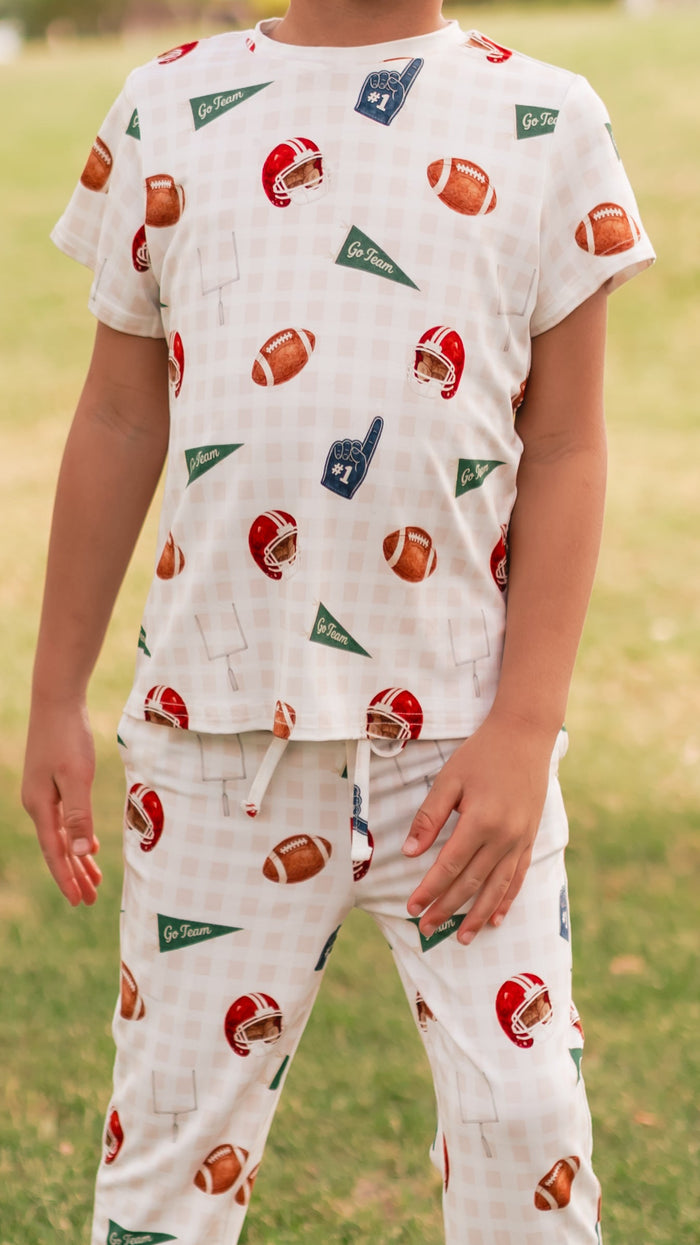 Youth Jogger Set In Football
