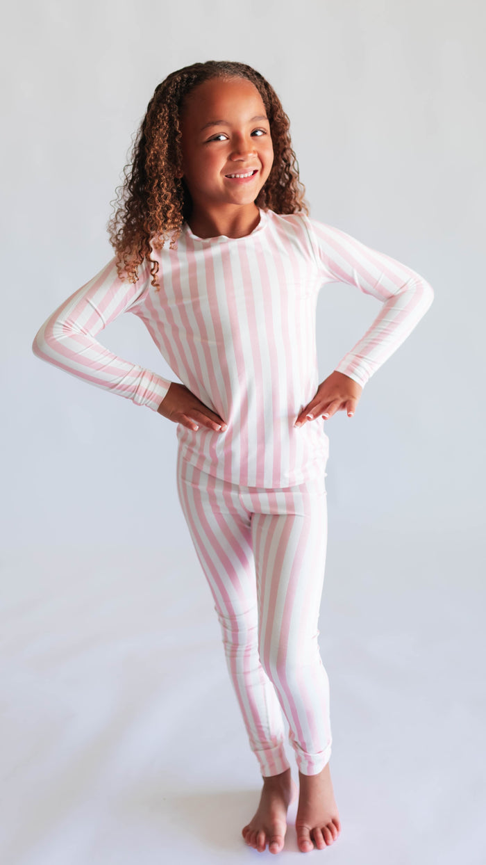Youth Pajama Set in Poppy