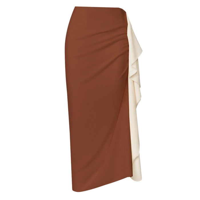 Yurrie Swimsuit Skirt - Brown