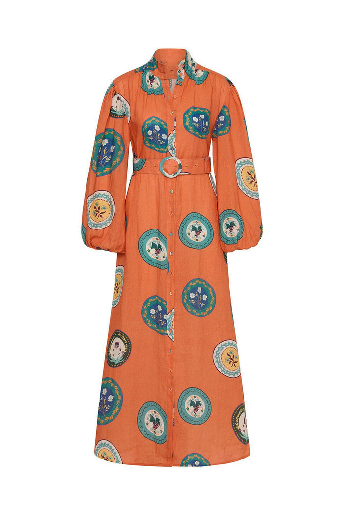 Zaare Maxi Dress - Orange