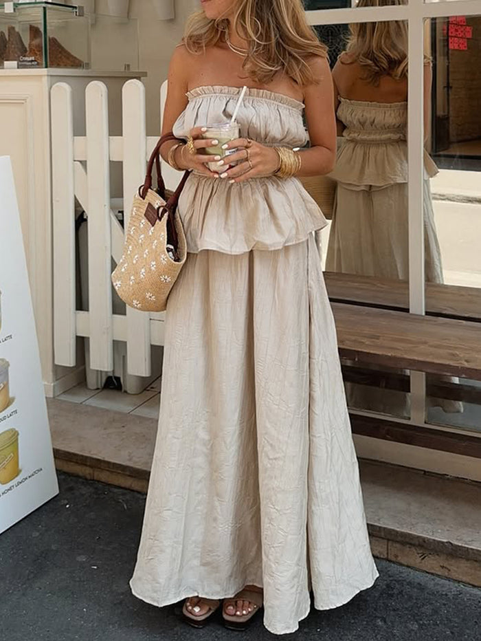 Zaffi Co ord Set - Apricot