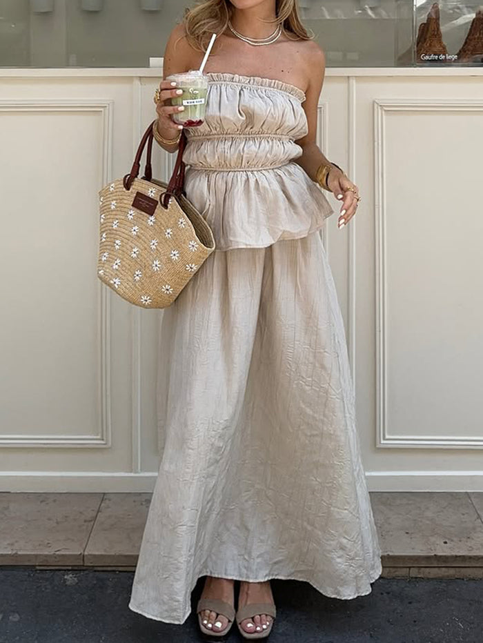 Zaffi Co ord Set - Apricot