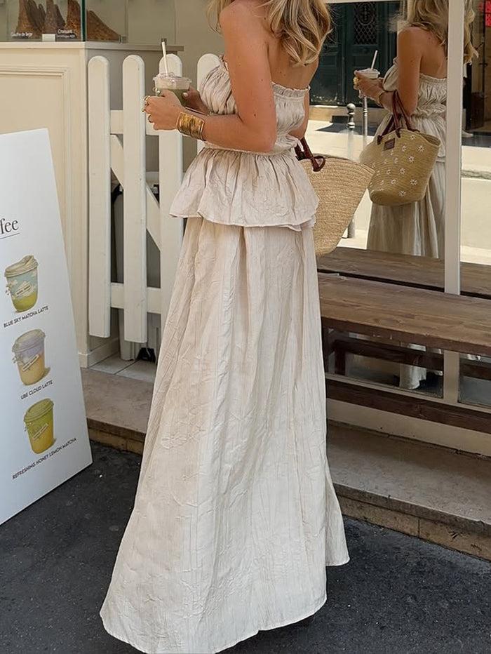 Zaffi Co ord Set - Apricot