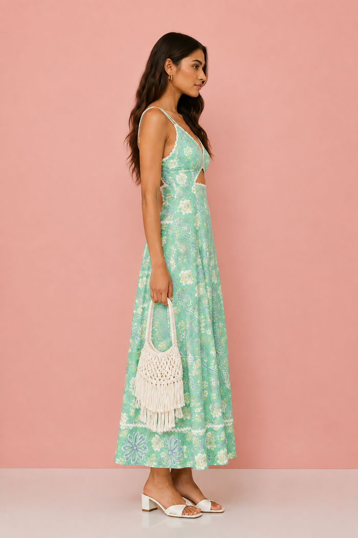 Zaffy Maxi Dress - Green
