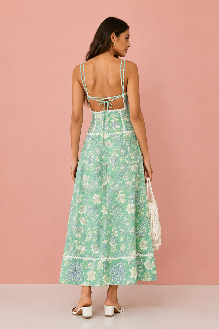 Zaffy Maxi Dress - Green