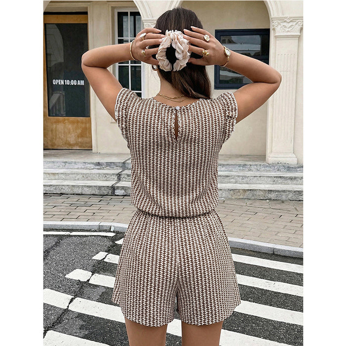 Zeffy Co ord Set - Brown