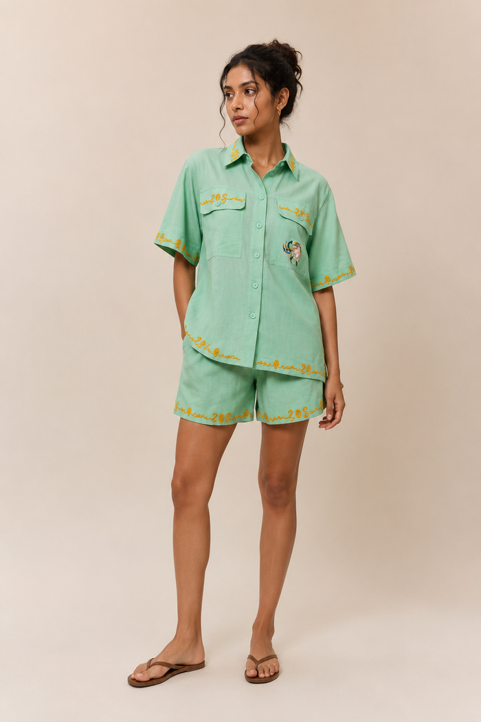 Zesty Co ord Set - Green