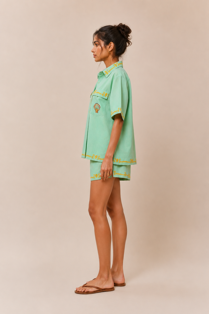 Zesty Co ord Set - Green