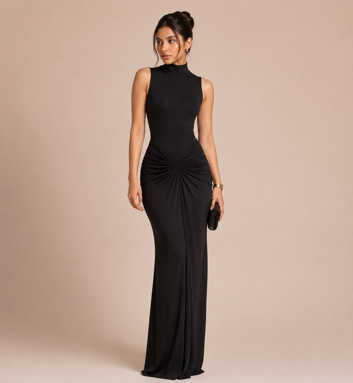Zinnia Maxi Dress - Black