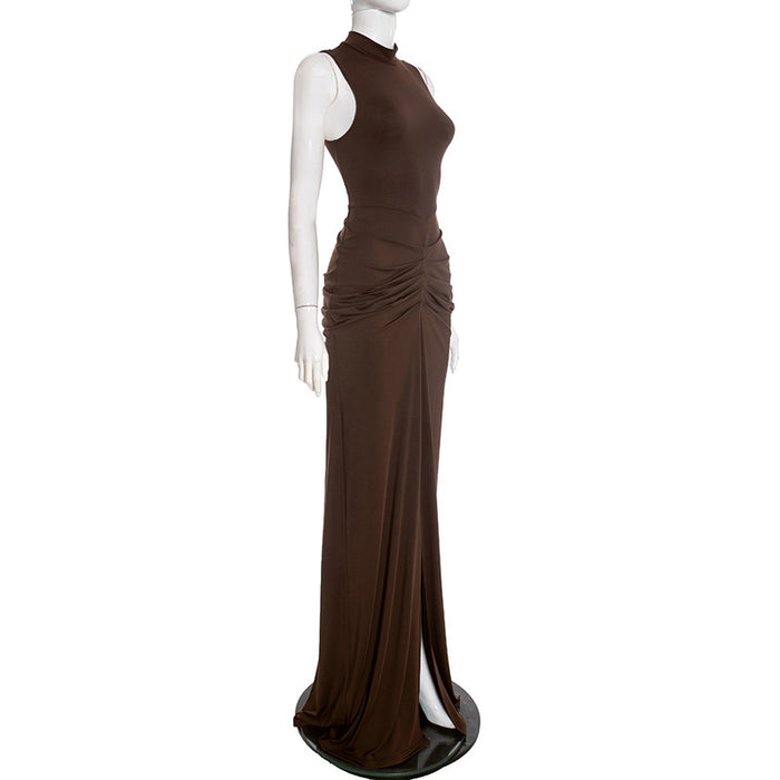 Zinnia Maxi Dress - Brown