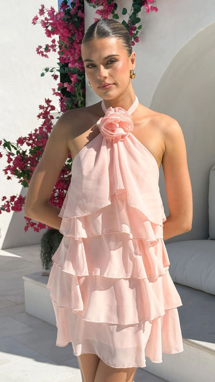 Zivy Mini Dress - Pink