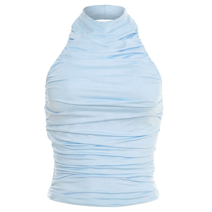 Zoro Halter Neck Top - Blue