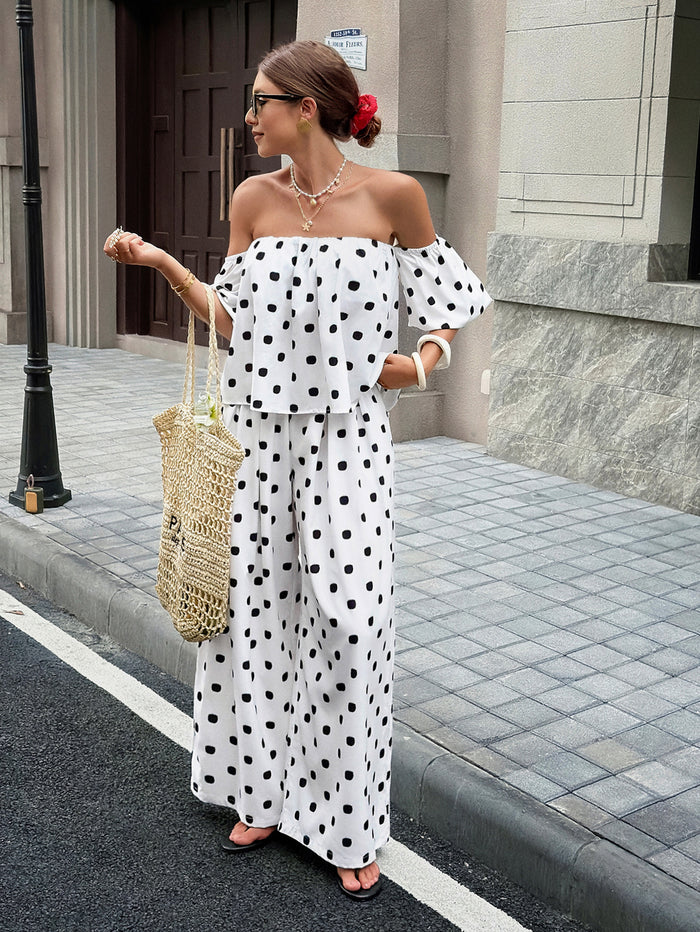 Zylen Co ord Set - White