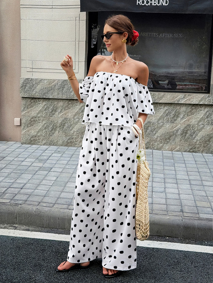 Zylen Co ord Set - White